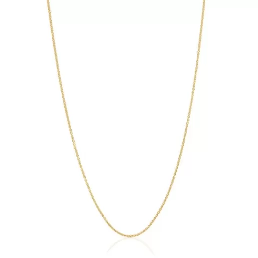 Clearance Choker with 18kt gold plating over silver measuring 60 cm Basics Kids Silver Necklaces | Chokers