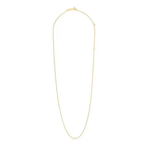 Clearance Choker with 18kt gold plating over silver measuring 60 cm Basics Kids Silver Necklaces | Chokers