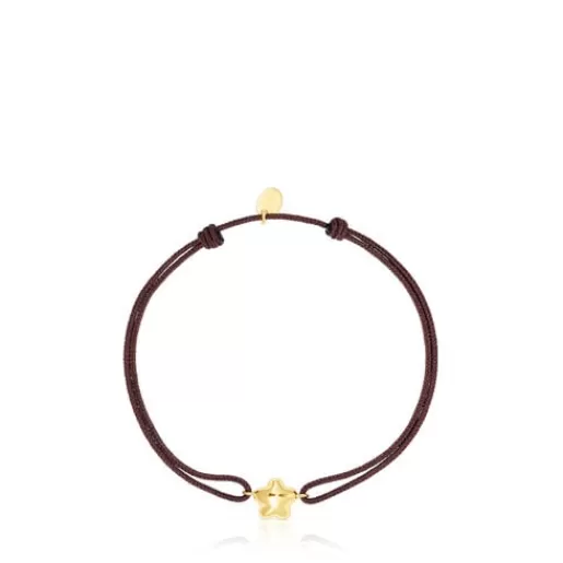 Sale and brown cord Flower bracelet Balloon Gold Bracelets | Cord And Thread Bracelets