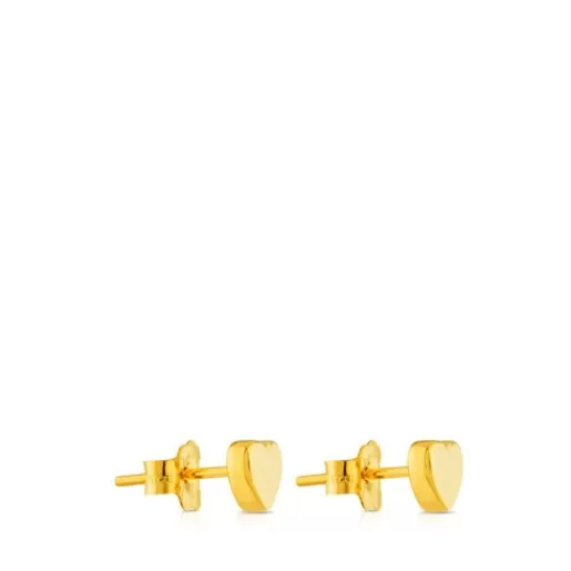 Hot Sweet Dolls XXS Earrings with Bear motif. Pressure clasp. Gold Earrings | Small Earrings