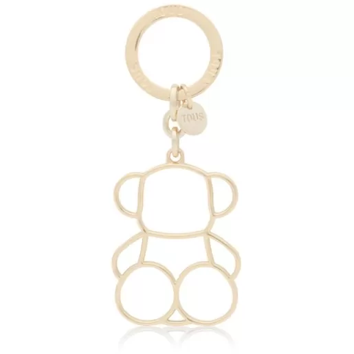 Shop Gold-colored Silhouette Key ring Bold Bear Key Rings | Other Accessories