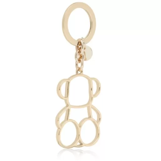 Shop Gold-colored Silhouette Key ring Bold Bear Key Rings | Other Accessories