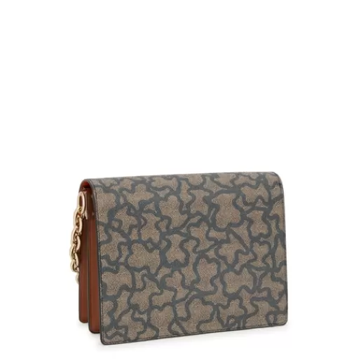 Shop Medium and beige Audree Chain Crossbody bag Kaos Icon Crossbody Bags