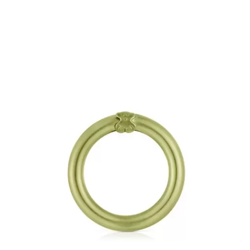 Clearance Medium green-colored Ring Hold Silver Pendants | Medium Pendants