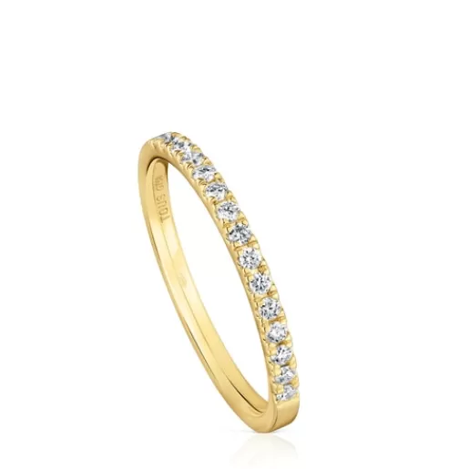 Clearance Medium Half eternity ring in with diamonds Les Classiques 分类为空 | Diamond Rings