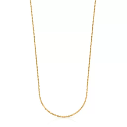Shop Medium Silver Vermeil Chain cord Chain Silver Necklaces | Chokers