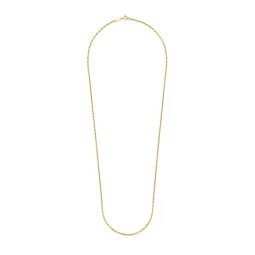 Shop Medium Silver Vermeil Chain cord Chain Silver Necklaces | Chokers