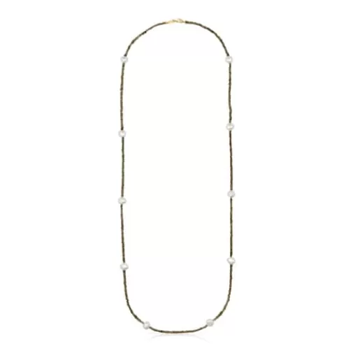 Online Quartz Color Necklace with pearls Silver Necklaces | Long Necklaces