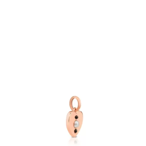 Sale Rose Vermeil Silver Super Power Pendant with Pearl and Spinel Silver Pendants