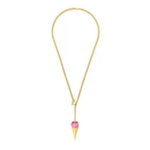 Sale Short 18kt gold plating over silver Necklace with tulitha X LEA COLOMBO Silver Necklaces | Short Necklaces