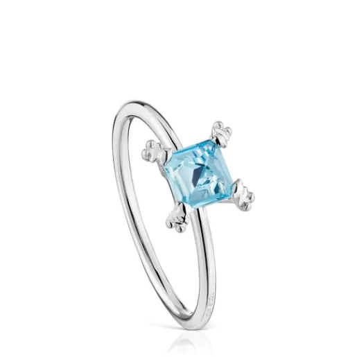 Outlet Color Pills Ring with topaz Silver Rings | Small Rings