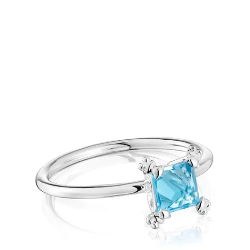 Outlet Color Pills Ring with topaz Silver Rings | Small Rings