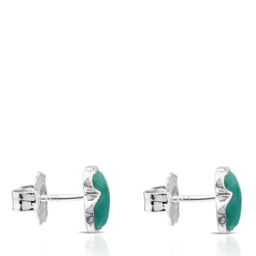 Cheap New Color Earrings with Amazonite Silver Earrings | Small Earrings