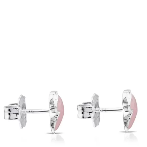 Online New Color Earrings with Quartz Silver Earrings | Small Earrings