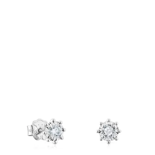 Flash Sale Small Earrings in white gold with 0.20 ct diamonds Les Classiques Small Earrings