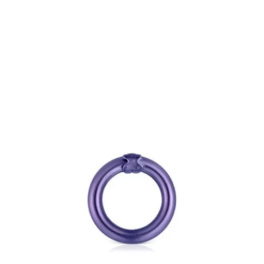 New Small purple-colored Ring Hold Silver Pendants | Small Pendants