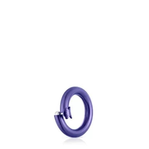 New Small purple-colored Ring Hold Silver Pendants | Small Pendants