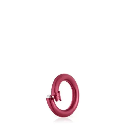 New Small red-colored Ring Hold Silver Pendants | Small Pendants