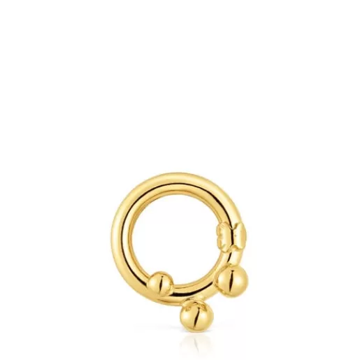 Cheap Small Ring with 18kt gold plating over silver and details Hold Silver Pendants | Small Pendants