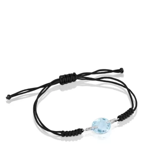 Outlet White Gold Color Kings Bracelet with Topaz Gold Bracelets | Cord And Thread Bracelets