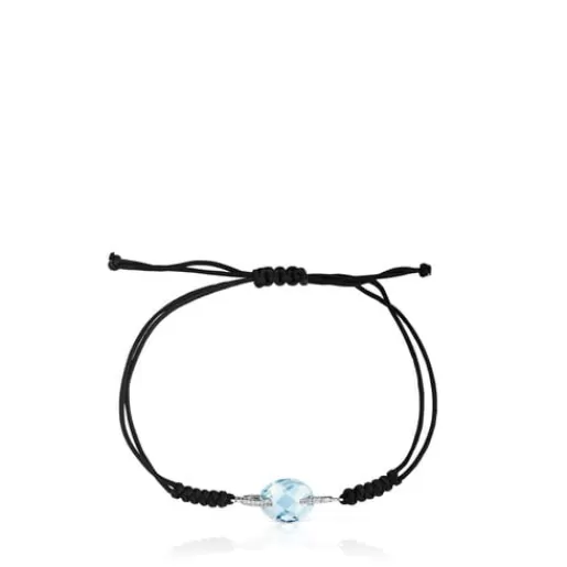 Outlet White Gold Color Kings Bracelet with Topaz Gold Bracelets | Cord And Thread Bracelets